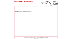 Desktop Screenshot of netzwerk.prosaani.de